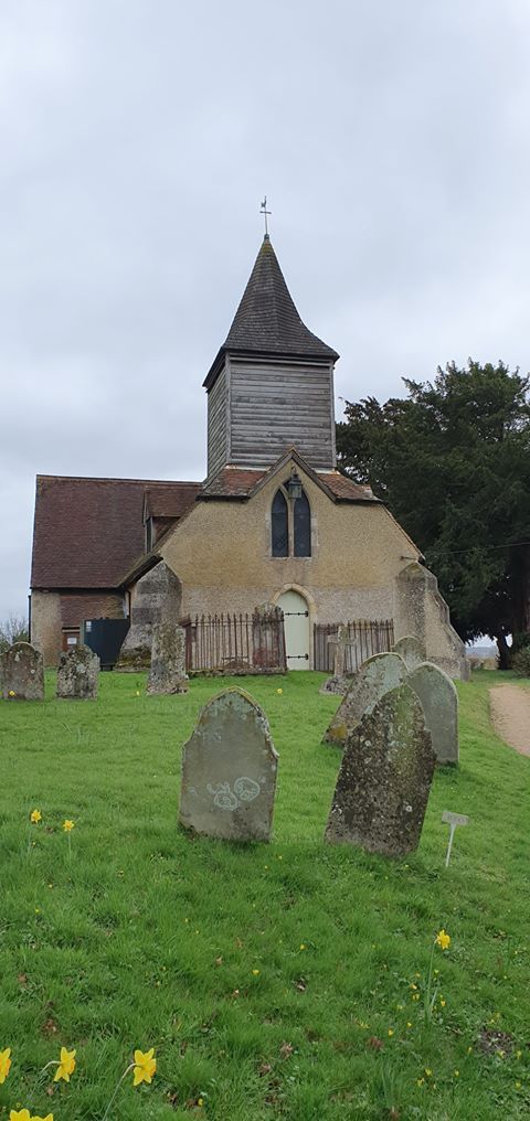 church Durley and headstones
